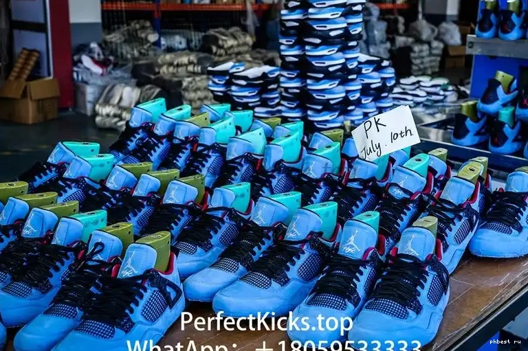 RETAIL Jordan Jack Retro TO READY SHIP Cactus MATERIALS 4 Travis PK5.0 Scott 0607